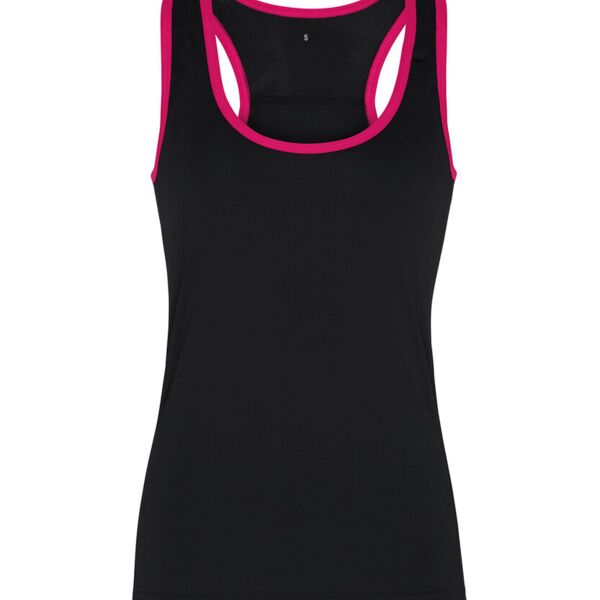 Women's TriDri® panelled fitness vest Thumbnail